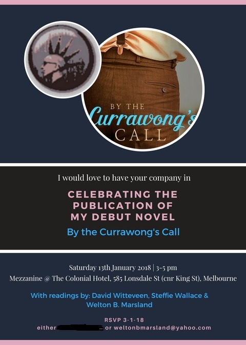 invitation for Currawong party 2